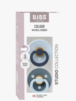Sutter & Suttesnore|BIBS Studio Colour Fusion Sut 2-pak Str. 2, Baby Blue Petrol mix Blå