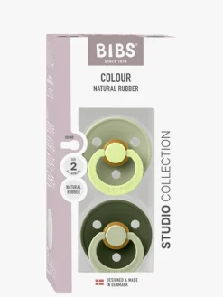 Sutter & Suttesnore|BIBS Studio Colour Fusion Sut 2-pak Str. 2, Sage Hunter Green mix Grøn