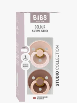 Sutter & Suttesnore|BIBS Studio Colour Fusion Sut 2-pak Str. 3, Blush Woodchuck mix Lyserød