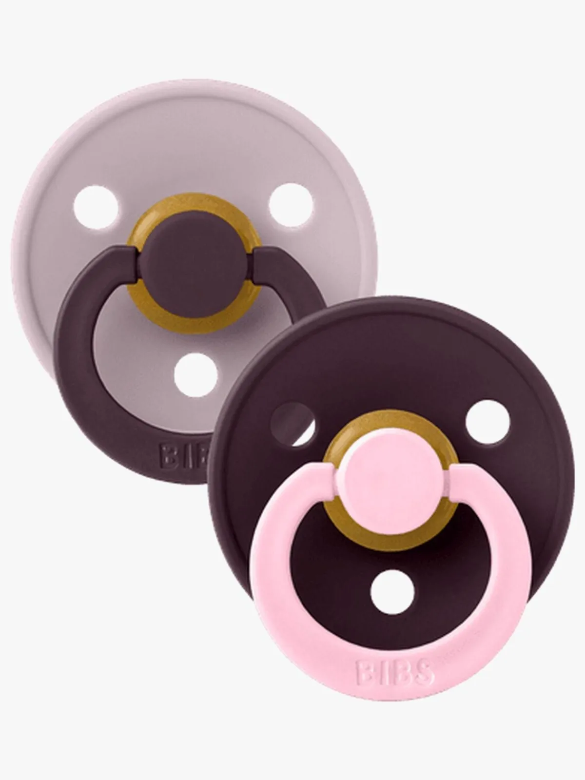 Sutter & Suttesnore|BIBS Studio Colour Fusion Sut 2-pak Str. 1, Dusky Lilac Plum mix Lilla/Lyserød