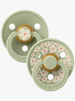 Sutter & Suttesnore|BIBS Studio Colour Sut 2-Pak Latex Str. 1 Rund, Jasmine/Sage Mix Grøn