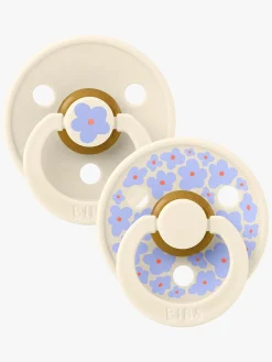 Sutter & Suttesnore|BIBS Studio Colour Sut 2-Pak Latex Str. 1 Rund, Jasmine/Ivory Mix Hvid