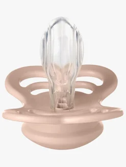 Sutter & Suttesnore|BIBS Supreme Sut 2-pak Silikone Str. 1, Woodchuck/Blush Lilla/Lyserød