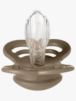 Sutter & Suttesnore|BIBS Supreme Sut 2-pak Silikone Str. 2, Vanilla/Dark Oak Grå/Hvid