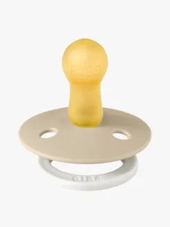 BIBS Sutter & Suttesnore-Sut Colour 2-pak Latex Størrelse 1, Vanilla Glow/Dark Oak Glow