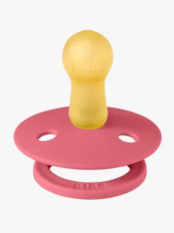 Sutter & Suttesnore|BIBS Sut Colour 2-pak Latex Størrelse 2, Coral/Ruby Rød