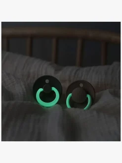 Sutter & Suttesnore|BIBS Sut Colour 2-pak Latex Str. 3 Sage Glow/Cloud Glow Grøn/Grå