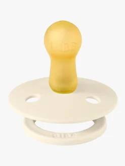 Sutter & Suttesnore|BIBS Sut Colour 2-pak Latex Str. 2, Ivory/Blush Hvid/Lyserød