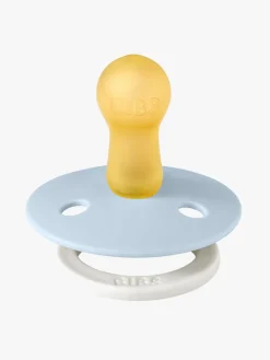 Sutter & Suttesnore|BIBS Sut Colour 2-pak Latex Størrelse 1, Iron Glow/Baby Blue Glow Grå/Blå