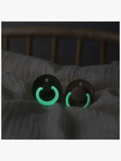 Sutter & Suttesnore|BIBS Sut De Lux 2-pak Silicone, Blush Glow/Vanilla Glow Lyserød/Beige