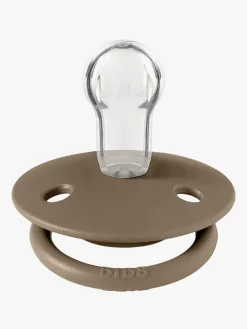 Sutter & Suttesnore|BIBS Sut De Lux 2-pak Silicone, Vanilla/Dark Oak Hvid/Brun