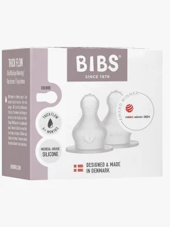 BIBS Spisetid-Sut til Sutteflaske Silicone 2-pak Thick Flow