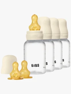 Spisetid|BIBS Sutteflaske Latex 4-pak 150 ml, Ivory