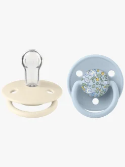 Sutter & Suttesnore|BIBS x Liberty De Lux Sut 2-Pak Silikone Onesize, Eloise/Baby Blue Mix