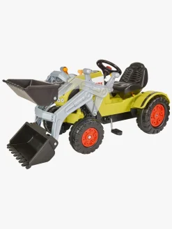 Pedal- & Gåbiler|BIG Pedaltraktor m. Trailer Claas Celtis