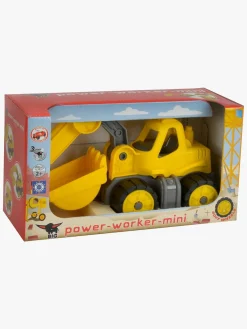 Udelegetøj|BIG Power-Worker Mini Gravemaskine Sort/Gul