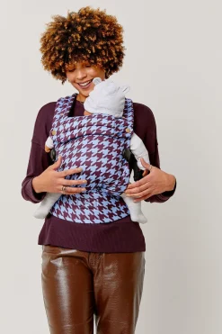 Bæreseler, Strækvikler & Bærestole|BizziGrowin Bizzi Growin Nomad Air Bæresele, Harlow Lavender Blue Blå/Rød