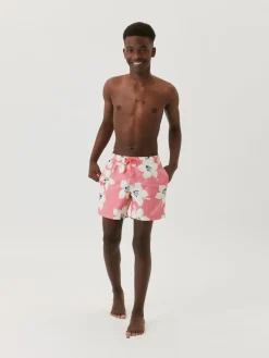 Uv & Strand|BjornBorg Björn Borg Kenny Badeshorts, Bb Graphic Floral Sunkist Coral