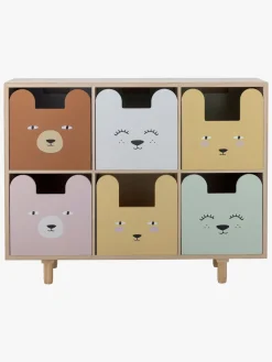 Børnemøbler|Bloomingville Calle Bogreol med Skuffer, Nature