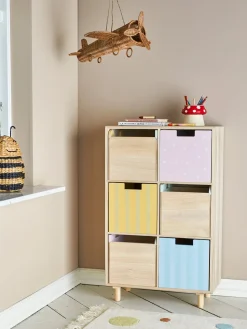 Børnemøbler|Bloomingville Calle Bogreol med Skuffer, Nature