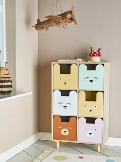 Børnemøbler|Bloomingville Calle Bogreol med Skuffer, Nature