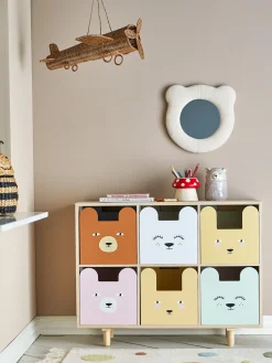 Børnemøbler|Bloomingville Calle Bogreol med Skuffer, Nature