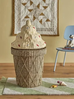 Opbevaring|Bloomingville Cillie Opbevaringskurv, Natur