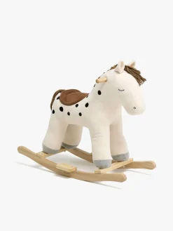 Gyngeheste & -Dyr|Bloomingville Merlen Gyngehest, Hvid