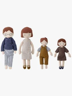 Dukker & Bamser|Bloomingville MINI Dukker Familien Webster 4 Stk.