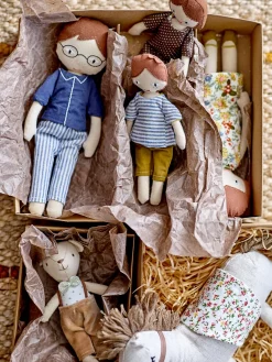 Dukker & Bamser|Bloomingville MINI Dukker Familien Webster 4 Stk.