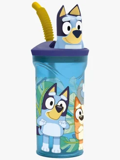 Spisetid|Bluey 3D Figur Drikkedunk 360ml, Blå
