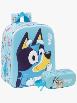 Børn Bluey Tasker-3D Mini Rygsæk 6L & Penalhus