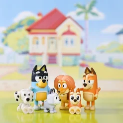 Legetøjsfigurer|Bluey Figursæt Familie & Venner 8-pak