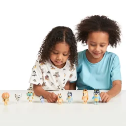 Legetøjsfigurer|Bluey Figursæt Familie & Venner 8-pak