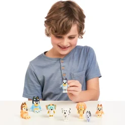 Legetøjsfigurer|Bluey Figursæt Familie & Venner 8-pak