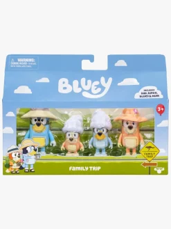 Bluey Legetøjsfigurer-Figursæt Familieferie 4-pak
