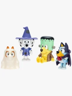Legetøjsfigurer|Bluey Figursæt Halloween 4-pak Flerfarvet
