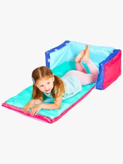 Børnemøbler|Bluey 2-i-1 Oppustelig Flip Out Sofa, Lyserød/blå