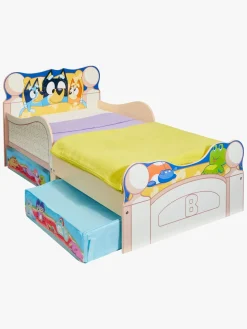 Børnesenge & Tilbehør|Bluey Juniorseng med Opbevaring 70x140, Hvid