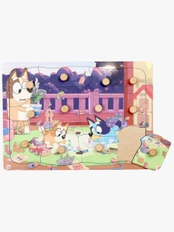 Spil & Puslespil|Bluey Knoppuslespil 12 Brikker