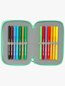 Kreativt Legetøj|Bluey Penalhus med 3 Rum, Sisters Blå/Grøn