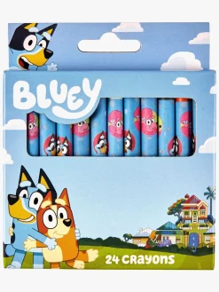 Bluey Kreativt Legetøj-Skrivesæt med Farvekridt & Penalhus