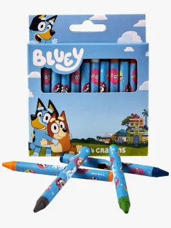 Bluey Kreativt Legetøj-Skrivesæt med Farvekridt & Penalhus