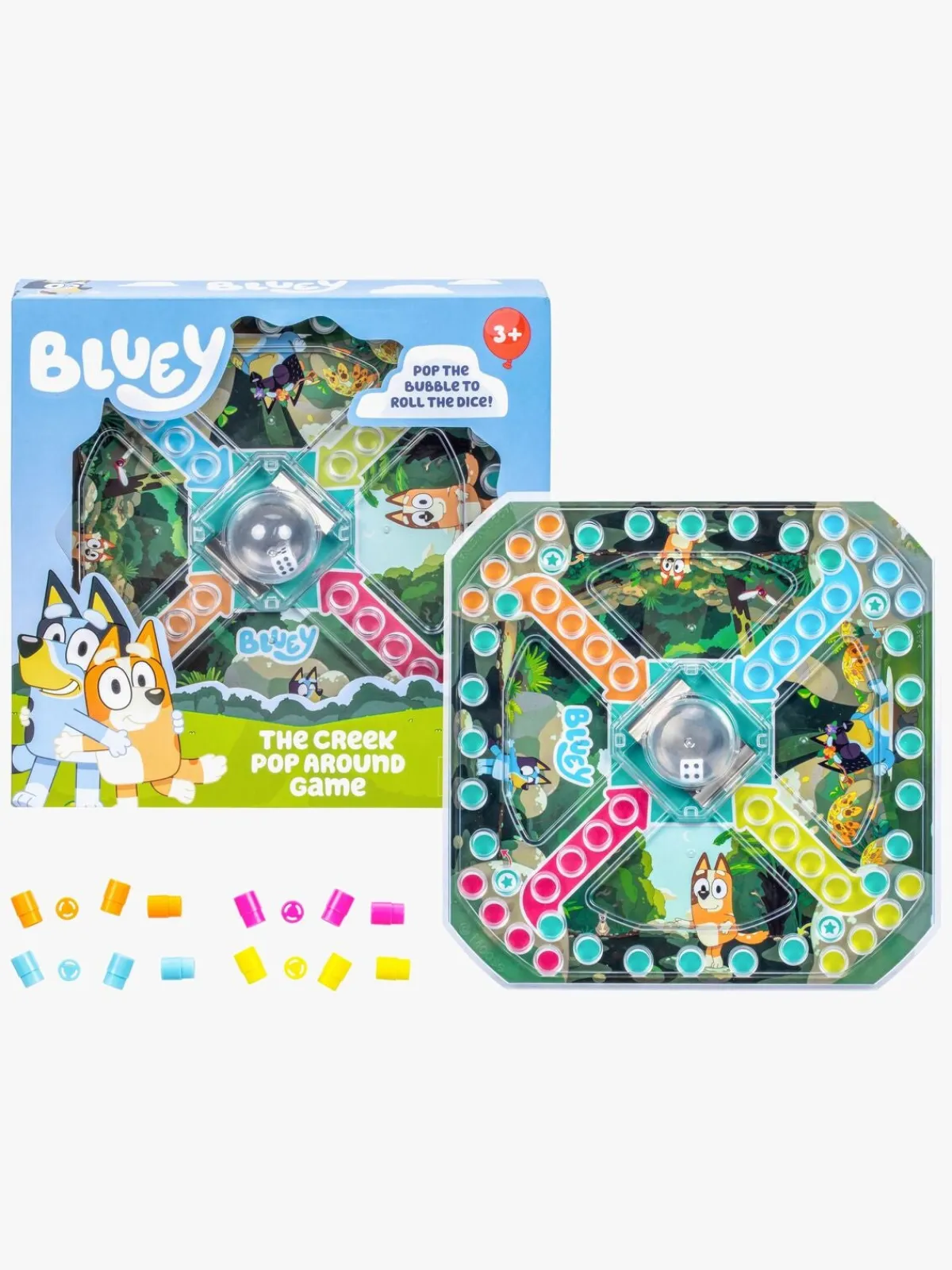 Bluey Spil & Puslespil-The Creek Pop Around Børnespil