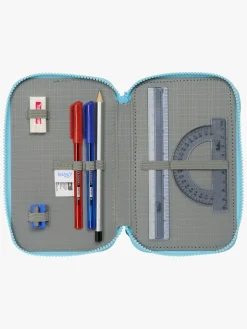 Kreativt Legetøj|Bluey Tredelt Penalhus, Blå Blå