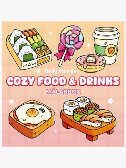 BokforlagetMaxStrom Kreativt Legetøj-Cozy Food & Drinks Malebog