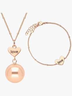 Graviditet|Bola Barselssmykke med Armbånd Love, Roségylden