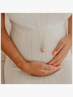 Graviditet|Bola Barselssmykke med Armbånd Love, Roségylden