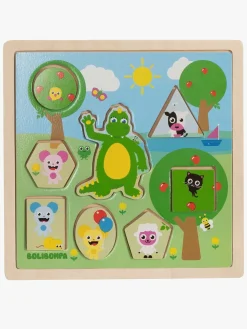 Spil & Puslespil|Teddykompaniet Bolibompa Puslespil 2-in-1 Sommer & Vinter 2x8 Brikker