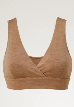 Boob Tøj Til Mor-Merino Uld-bh, Brown Melange
